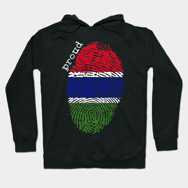 Gambia flag Hoodie by Shopx